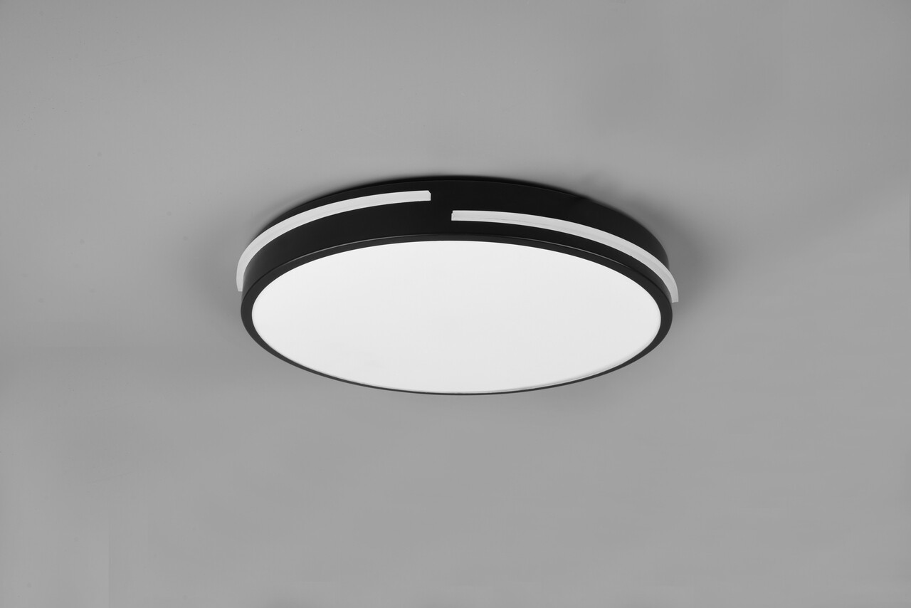 Plafoniera Tacoma, RL, 40x5.3 cm, 24W, 1x SMD, metal, negru mat - imagine 4